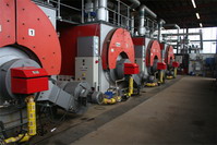 CHP unit or main boiler room